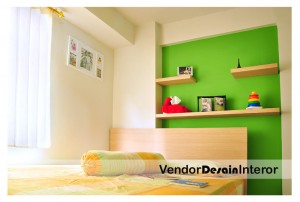 Vendor Desain Interior Apartemen Kalibata City Cendana Ruang Tidur Utama