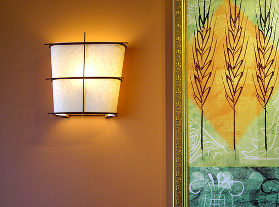 Desain Interior Aksesori untuk ruangan Lampu dinding