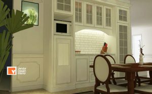 Kontraktor Interior Desain Rumah Mewah Kitchen Set Kalimalang