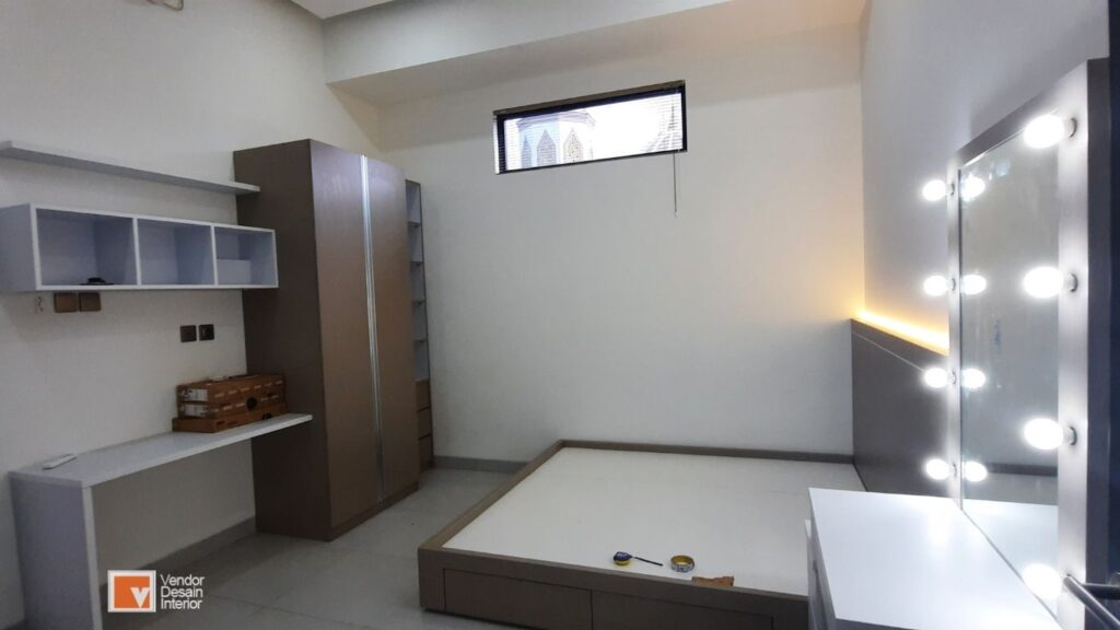 Desain Kamar Minimalis di Pondok Melati Kota Bekasi